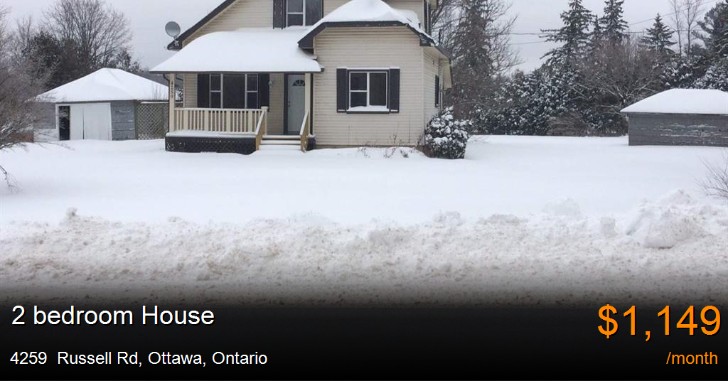 4259 russell rd, ottawa House for Rent