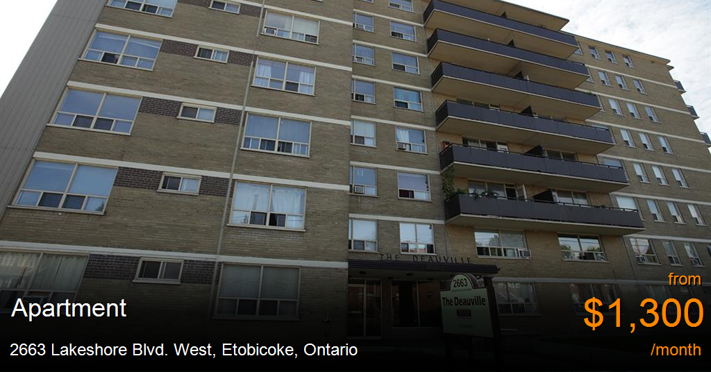 2663 lakeshore blvd. west, etobicoke Apartment for Rent
