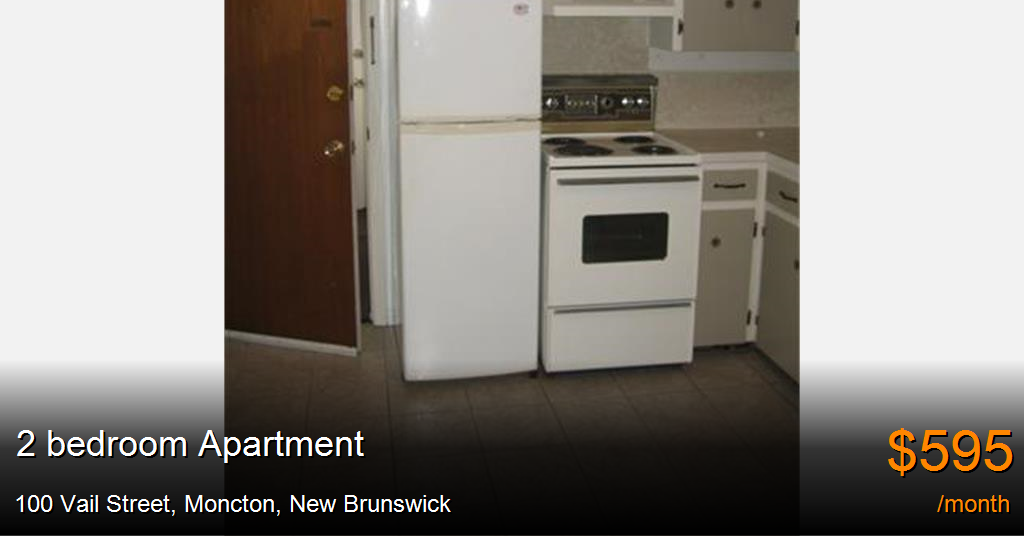 100 vail street, moncton Apartment for Rent