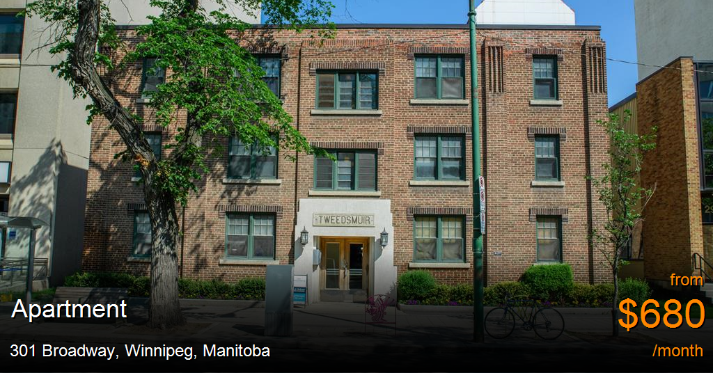 301 broadway, winnipeg Apartment for Rent