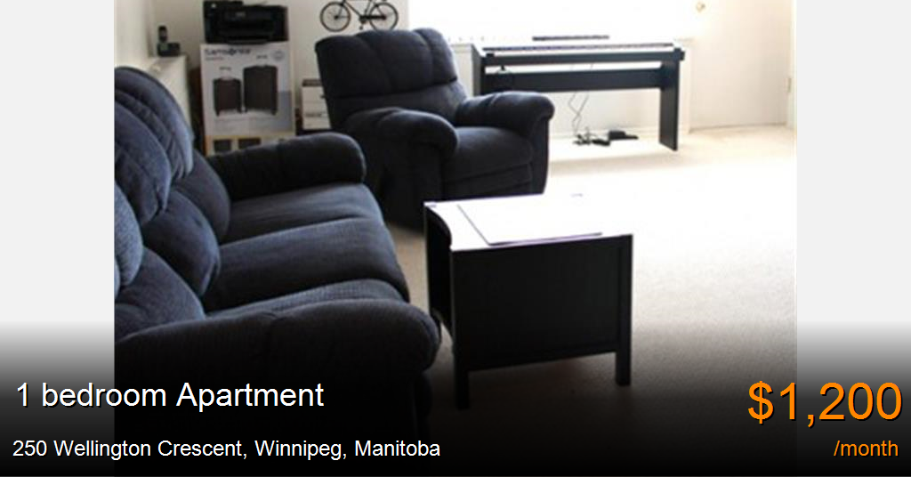 250 wellington crescent, winnipeg Apartment for Rent