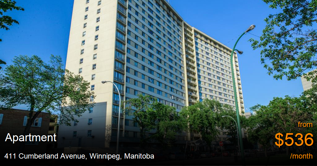 411 cumberland avenue, winnipeg Apartment for Rent