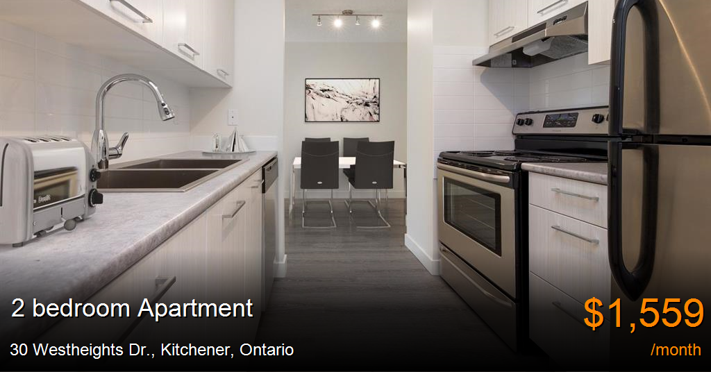 30 Westheights Dr., Kitchener Apartment for Rent