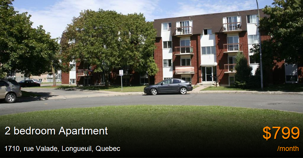 1710, rue Valade, Longueuil Apartment for Rent