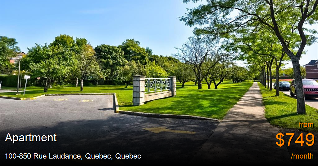 100850 rue laudance, quebec Apartment for Rent