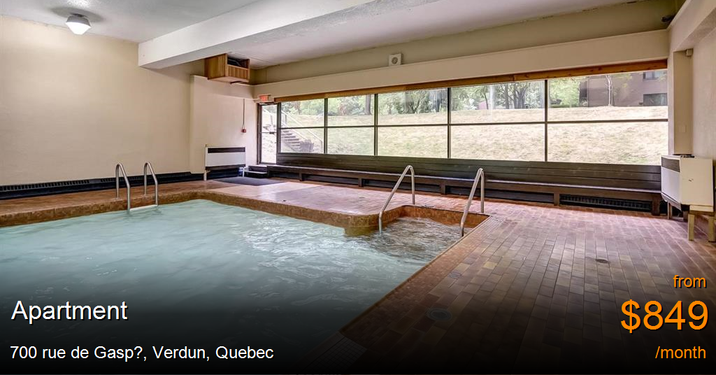 700 rue de gasp , verdun Apartment for Rent