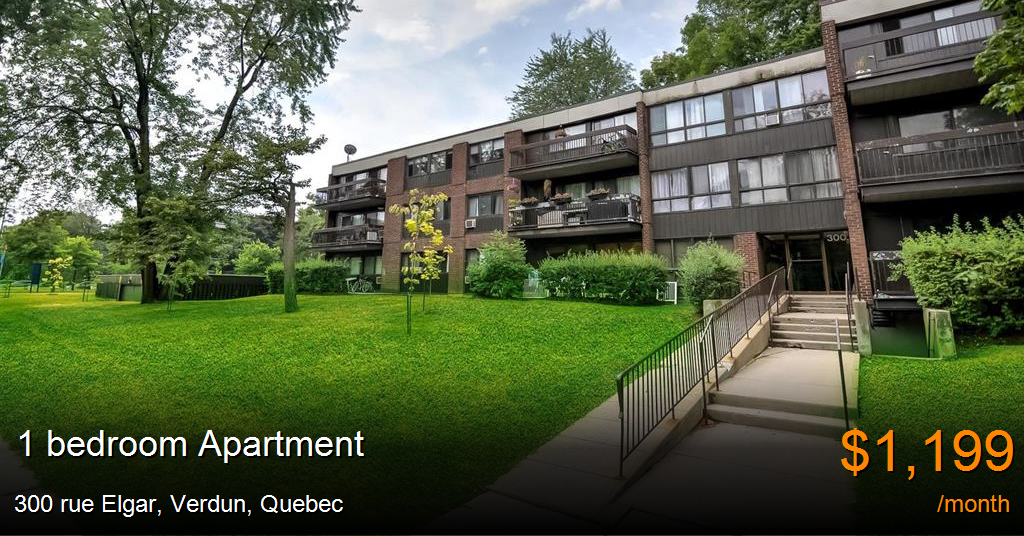 300 rue Elgar, Verdun Apartment for Rent