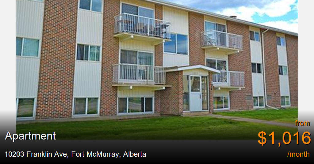 10203 Franklin Ave, Fort McMurray Apartment for Rent