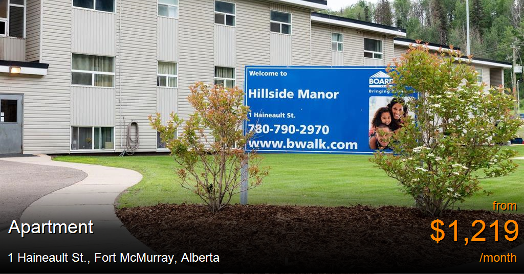 1 haineault st., fort mcmurray Apartment for Rent