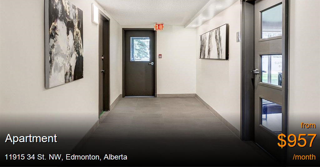 11915 34 st. nw, edmonton Apartment for Rent