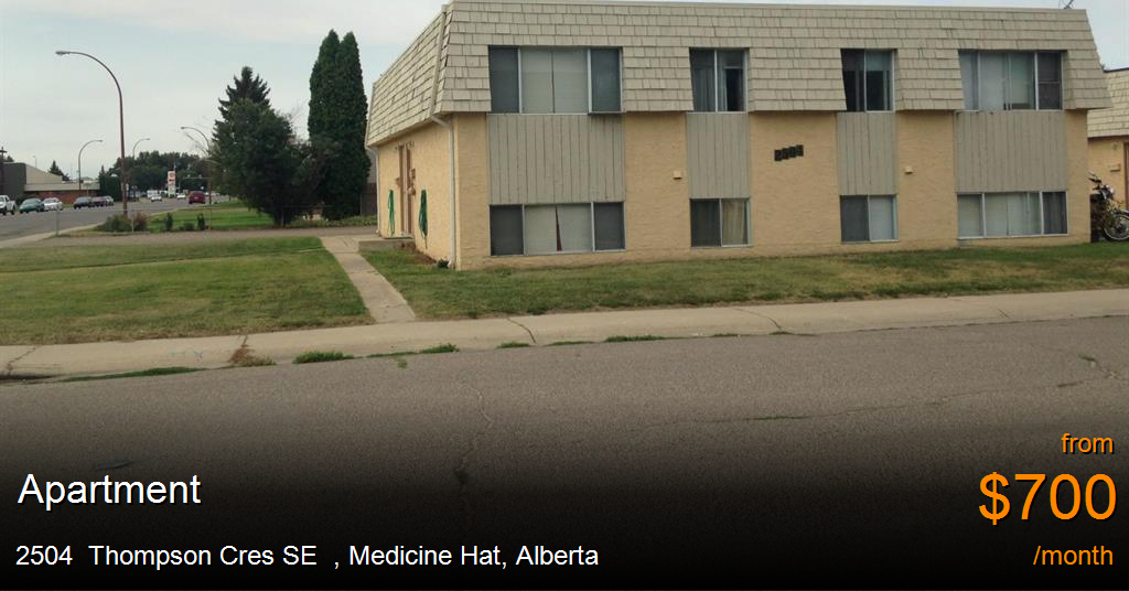 2504 thompson cres se, medicine hat Apartment for Rent