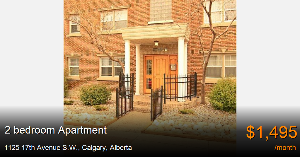 1125 17th avenue s.w., calgary Apartment for Rent