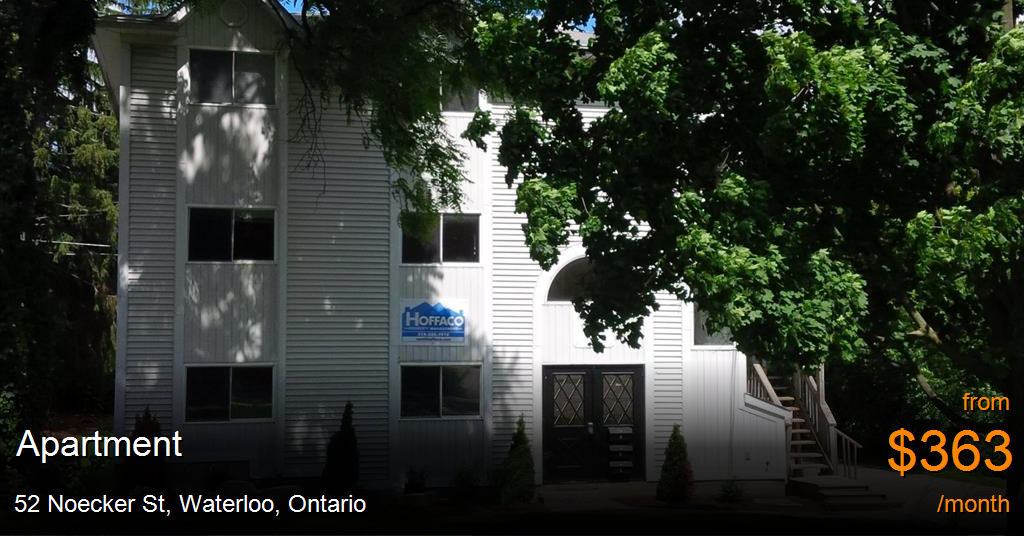 52 noecker st, waterloo Apartment for Rent