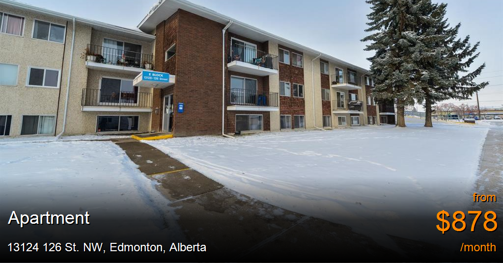 13124 126 st. nw, edmonton Apartment for Rent