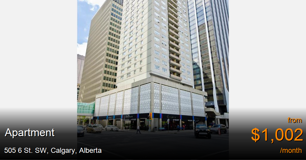 505 6 st. sw, calgary Apartment for Rent