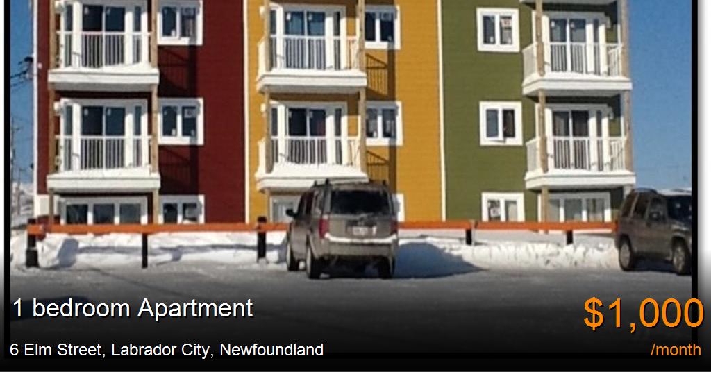 6 elm street, labrador city Apartment for Rent