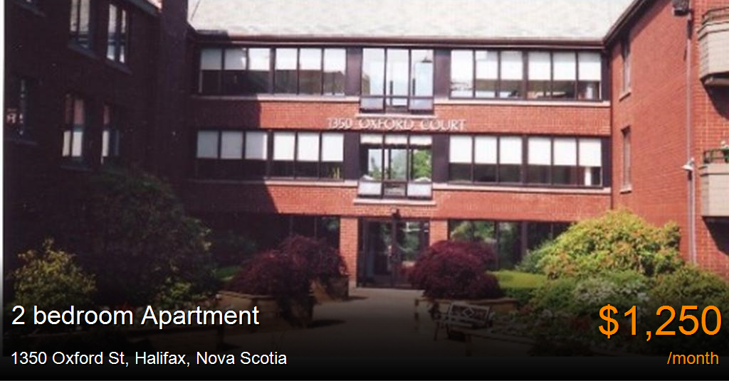 1350 Oxford St, Halifax Apartment for Rent B111611