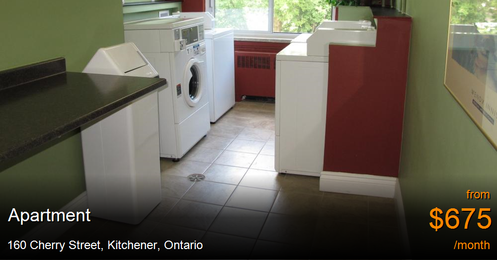 160 Cherry Street, Kitchener Apartment for Rent B11231