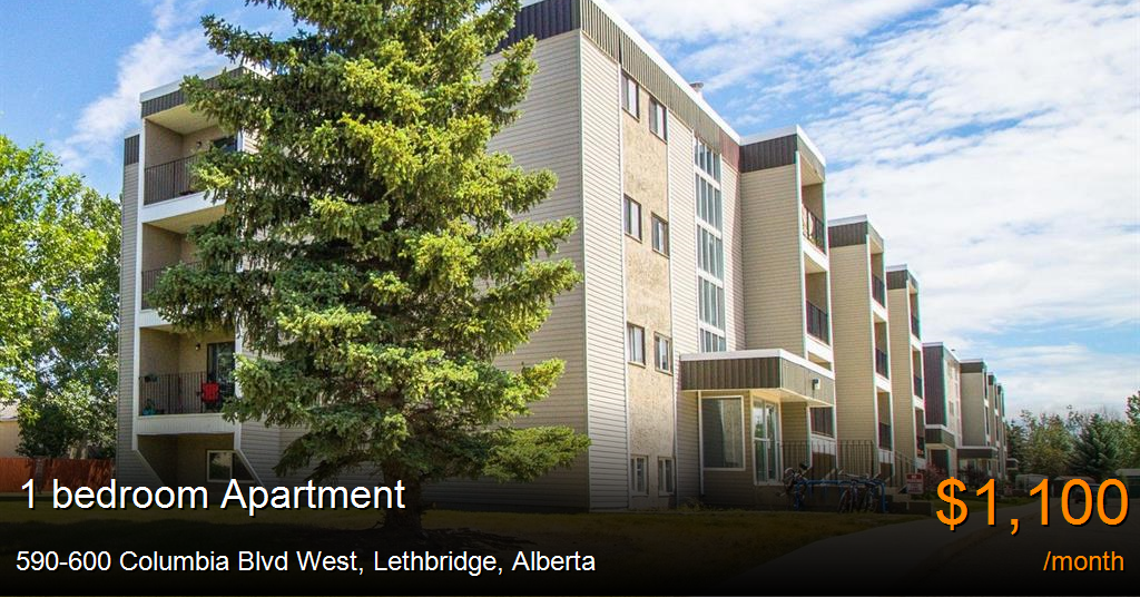 590 & 600 Columbia Boulevard West, Lethbridge Apartment for Rent