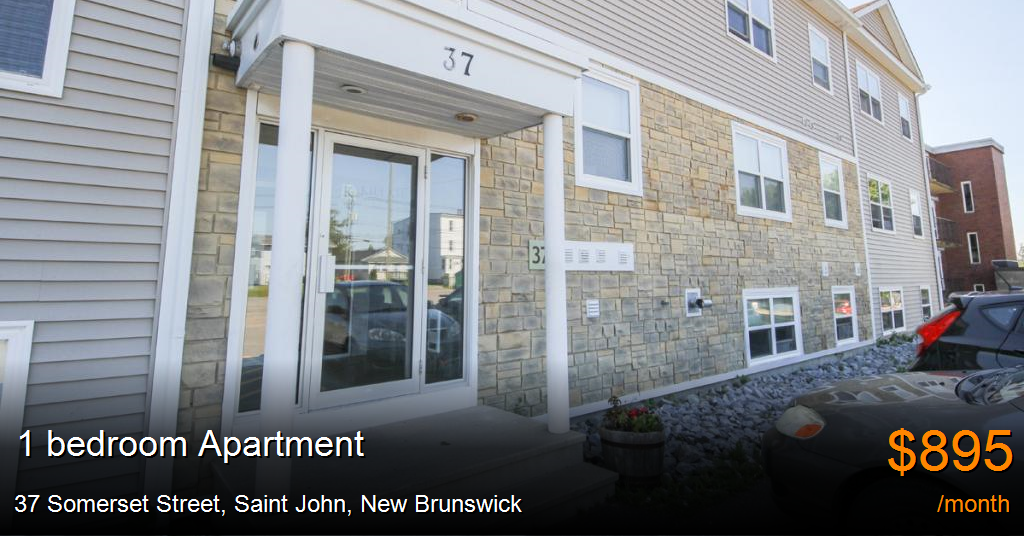 37 Somerset Street, Saint John Apartment for Rent B112345
