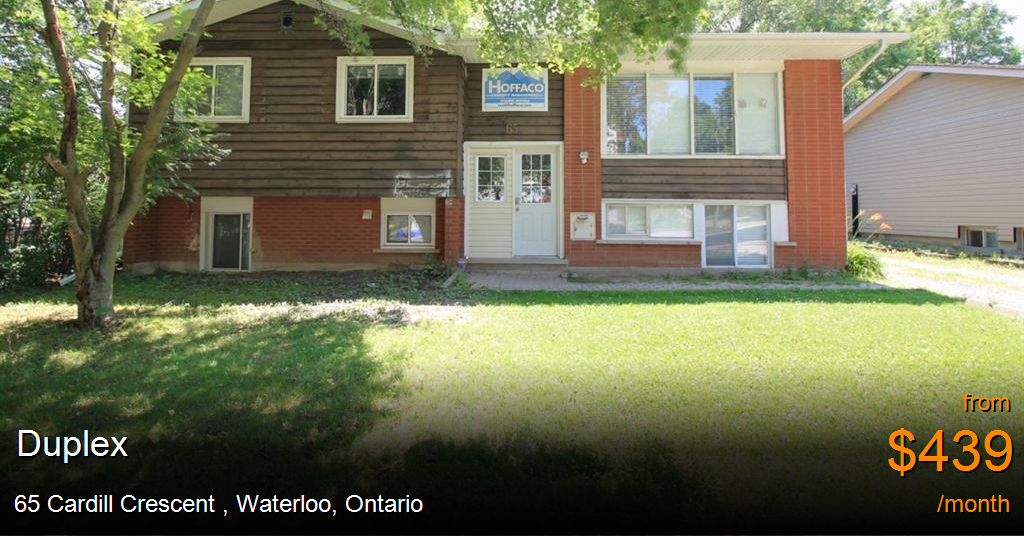 Duplex For Rent Waterloo