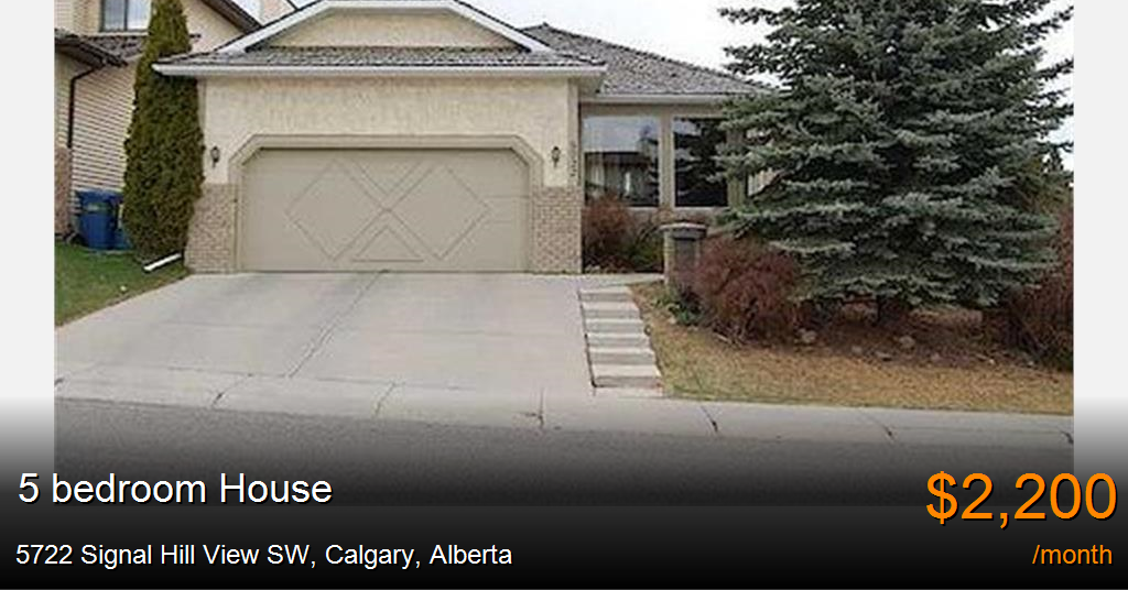 5722 signal hill view sw, calgary House for Rent