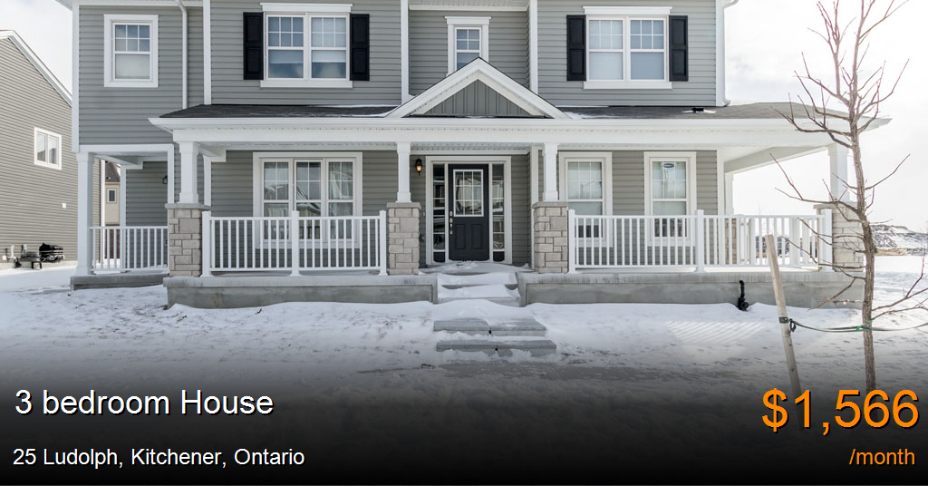 25 ludolph, kitchener House for Rent