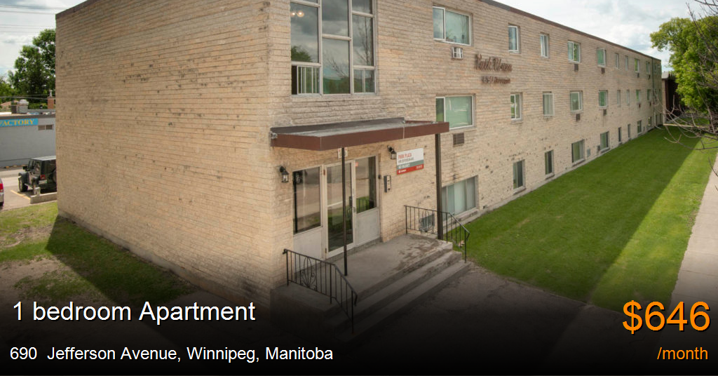 690 jefferson avenue, winnipeg Apartment for Rent