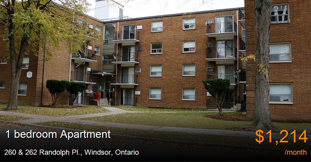 260 & 262 randolph pl., windsor Apartment for Rent