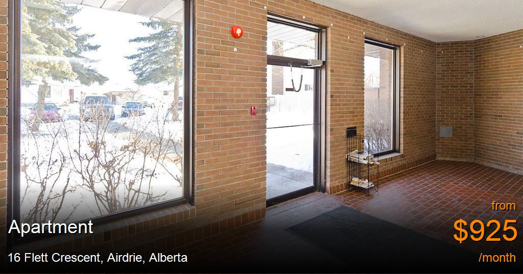 16 flett crescent, airdrie Apartment for Rent