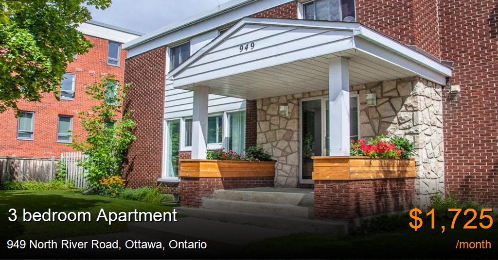 949 north river road, ottawa Apartment for Rent