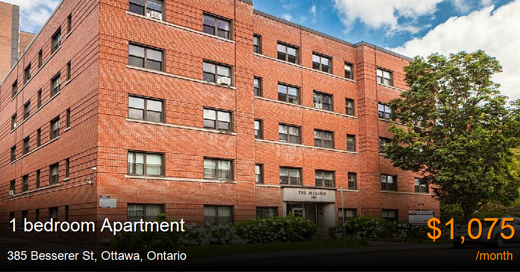 385 besserer st, ottawa Apartment for Rent