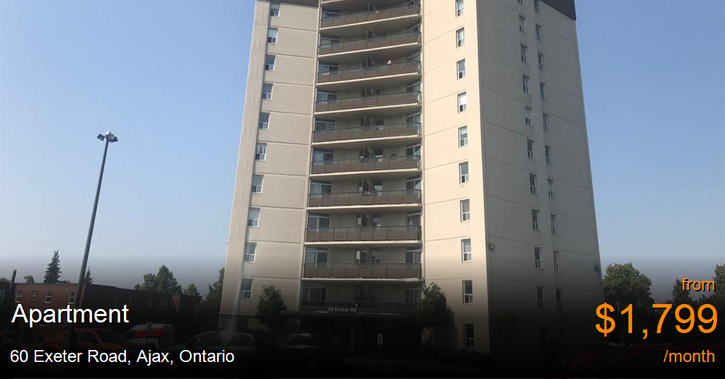 60 exeter road, ajax Apartment for Rent