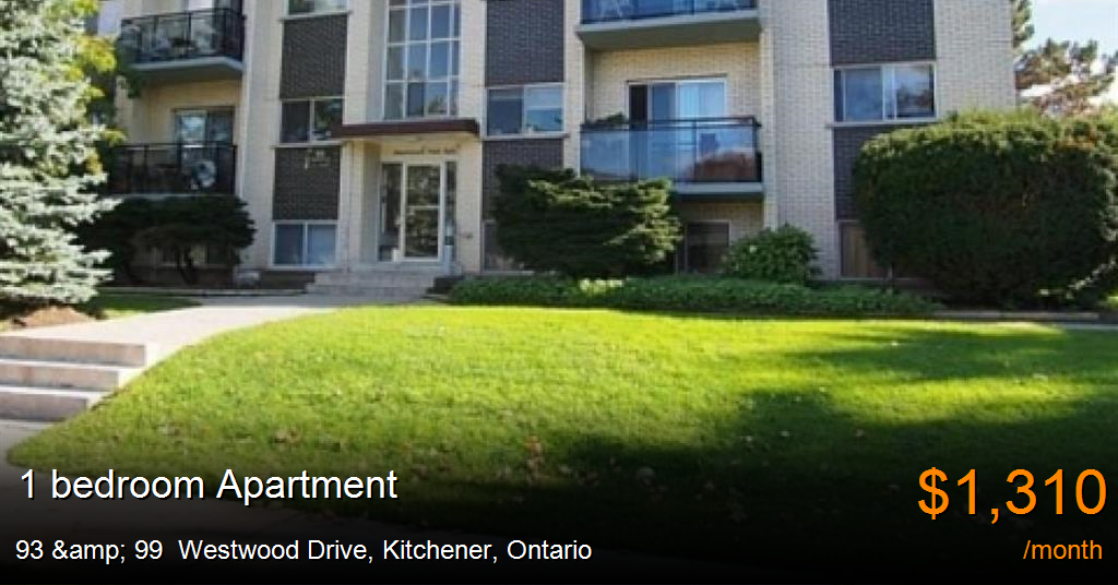 93 & 99 Westwood Drive, Kitchener Apartment for Rent