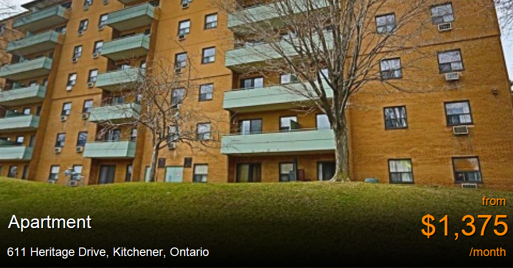 611 Heritage Drive, Kitchener Apartment for Rent