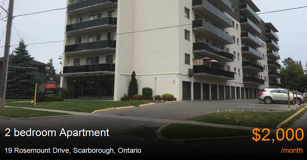 19 Rosemount Drive, Scarborough Apartment for Rent