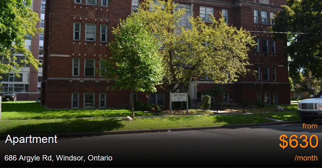 686 argyle rd, windsor Apartment for Rent