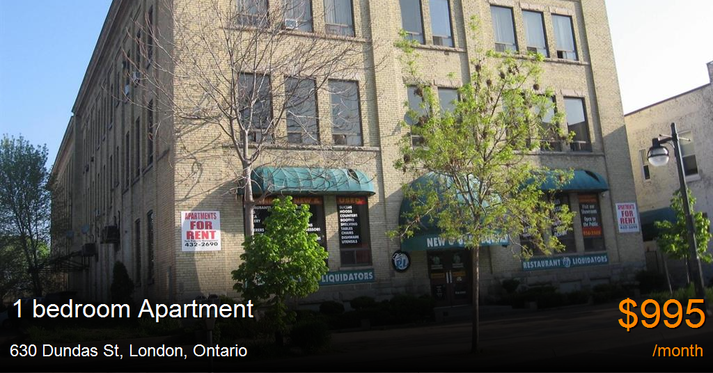630 dundas st, london Apartment for Rent