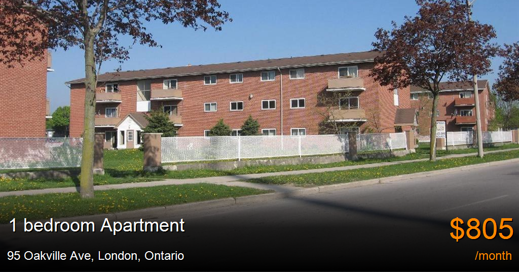 95 oakville ave, london Apartment for Rent