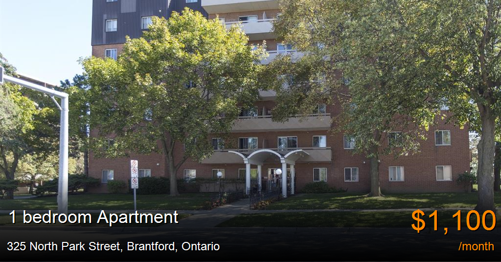 325 north park street, brantford Apartment for Rent