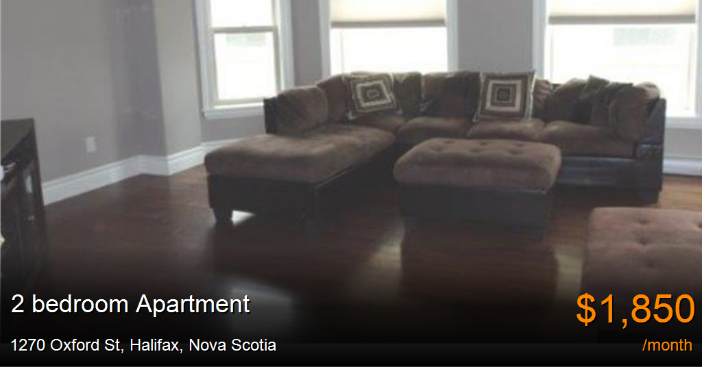 1270 oxford st, halifax Apartment for Rent