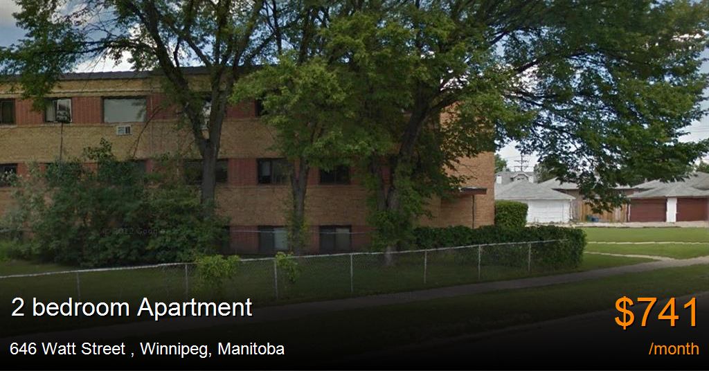 646 watt street, winnipeg Apartment for Rent