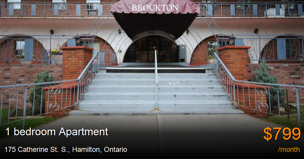 175 catherine st. s., hamilton - Apartment for Rent
