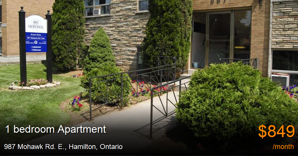 987 mohawk rd. e., hamilton Apartment for Rent