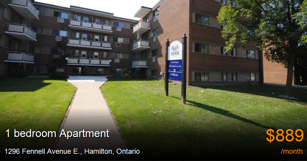 1296 fennell avenue e., hamilton Apartment for Rent