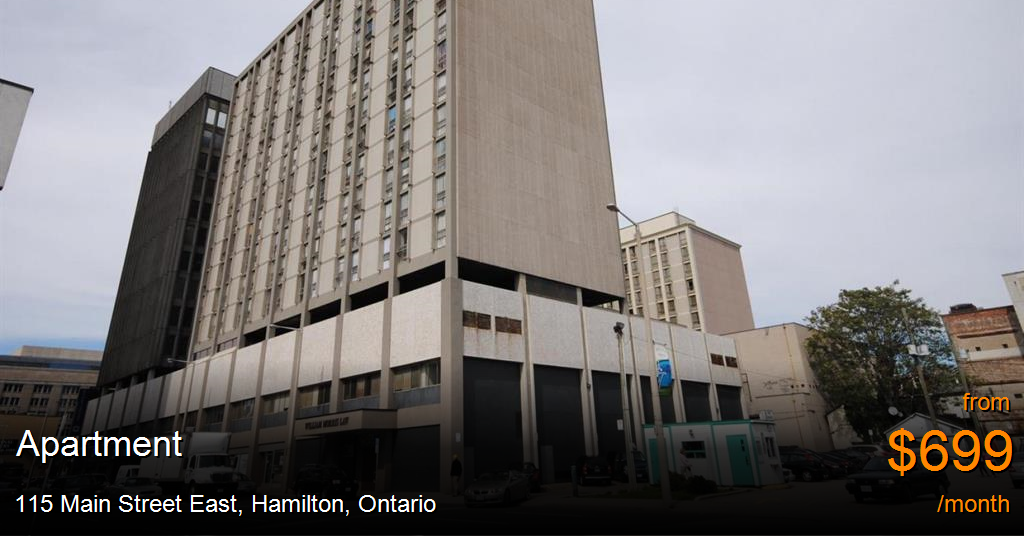 115 main street east, hamilton Apartment for Rent
