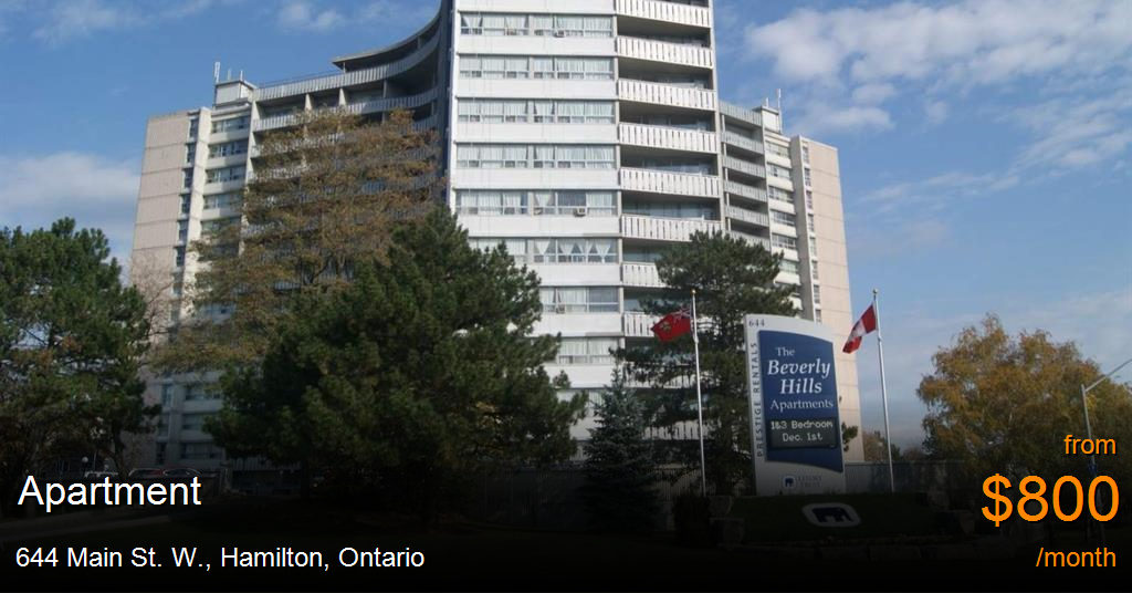 644 main st. w., hamilton Apartment for Rent