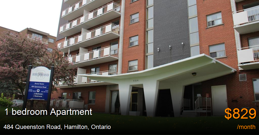 484 queenston road, hamilton Apartment for Rent
