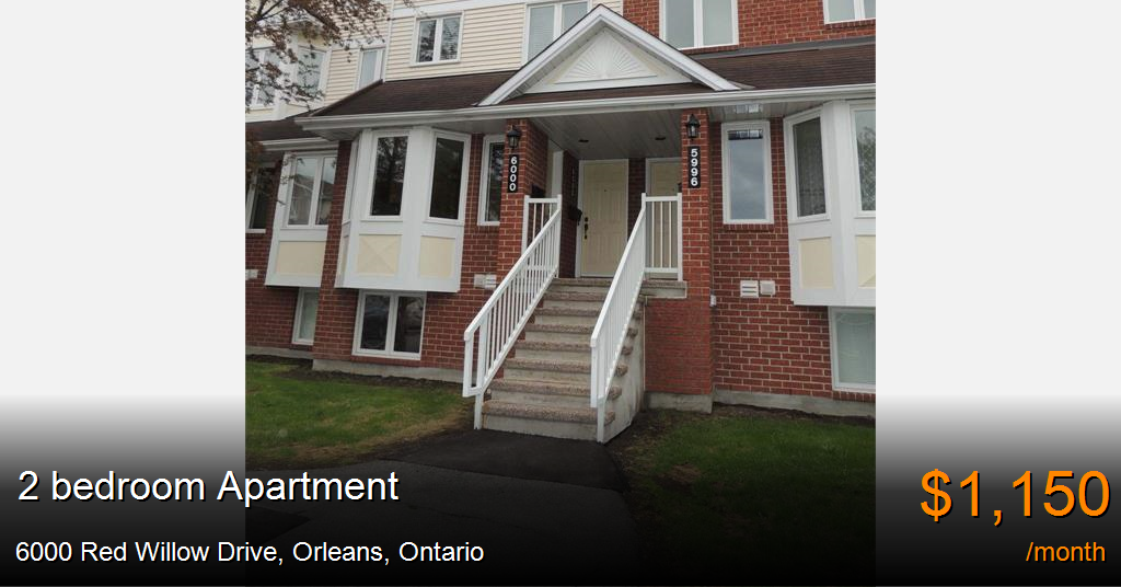 6000 red willow drive, orleans Apartment for Rent
