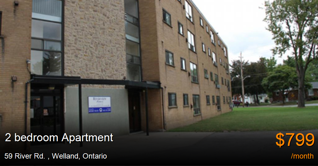 59 river rd., welland Apartment for Rent